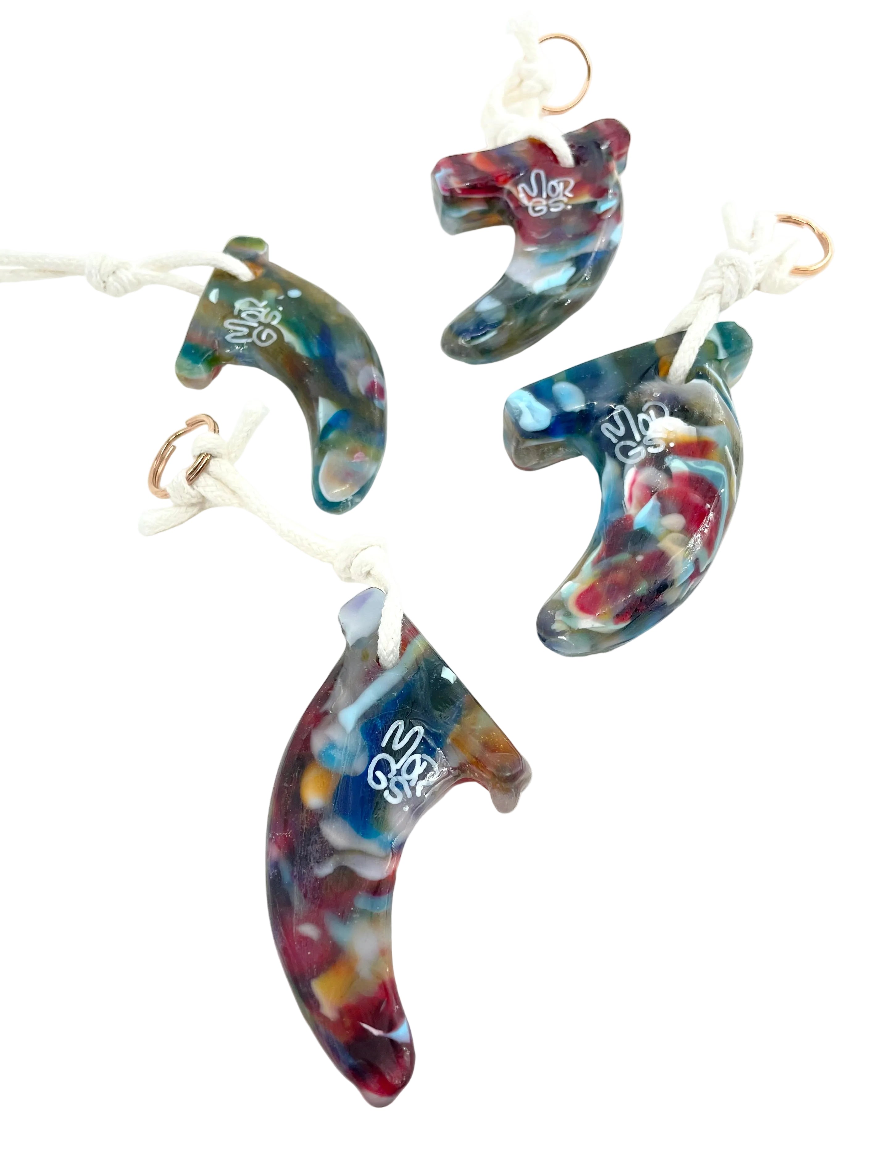 Resin Rad Single Fin Key rings series of 4