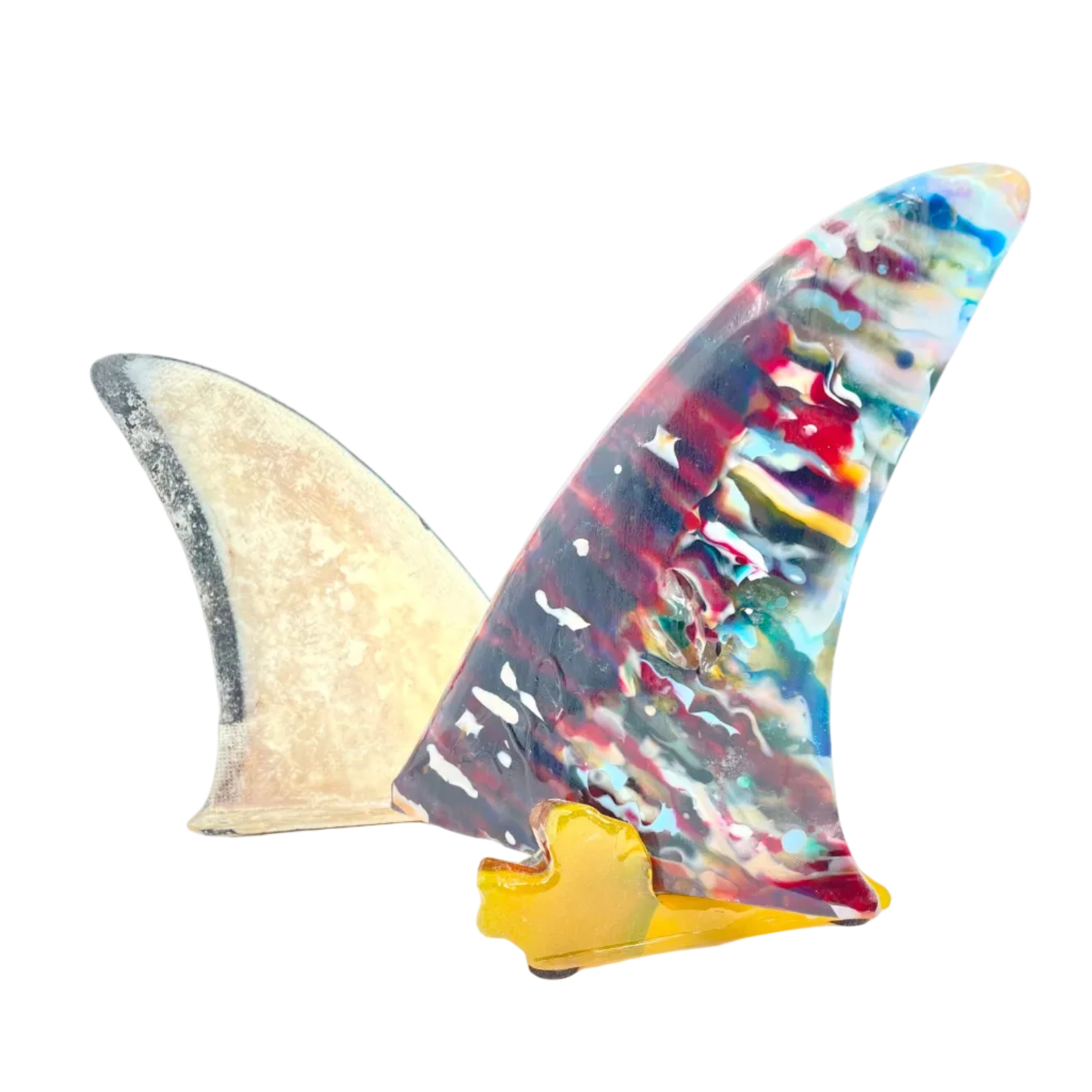 Rad Resin Pat Morgan Twin fin Sculpture.