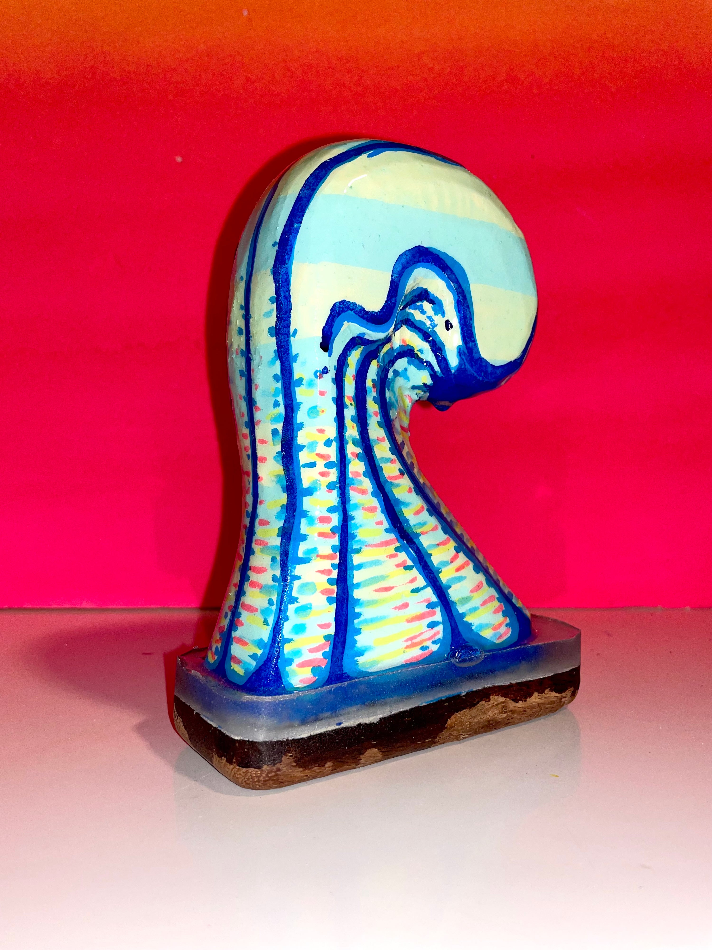 Blue Wave 2 - Sculpture