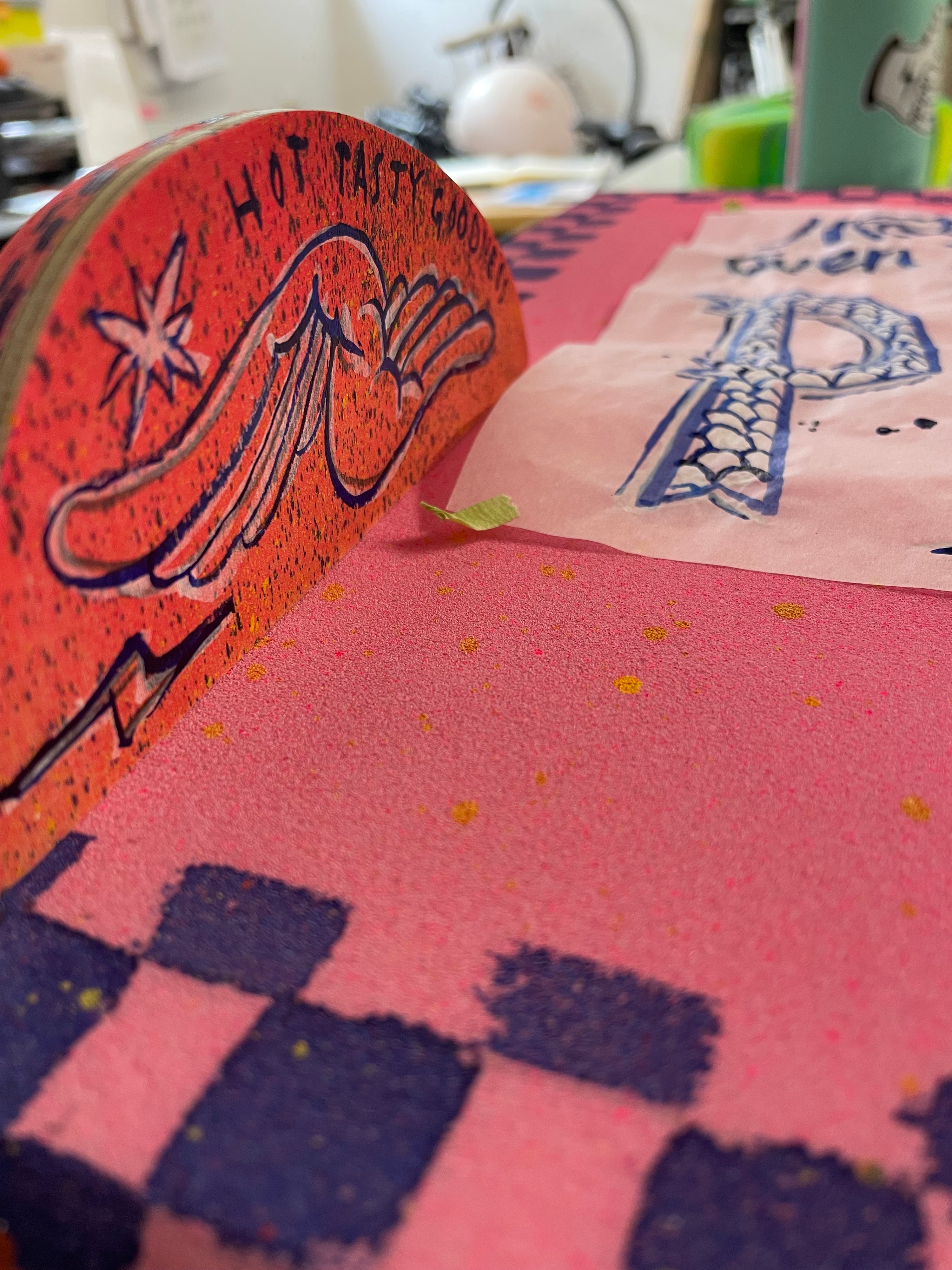 Pizza box board