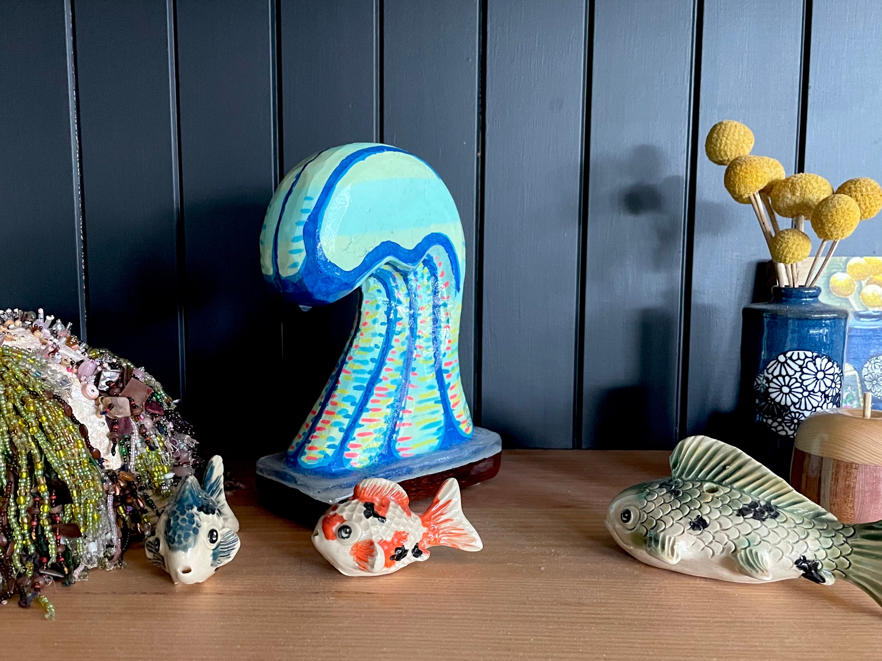 Blue Wave 4 - Sculpture