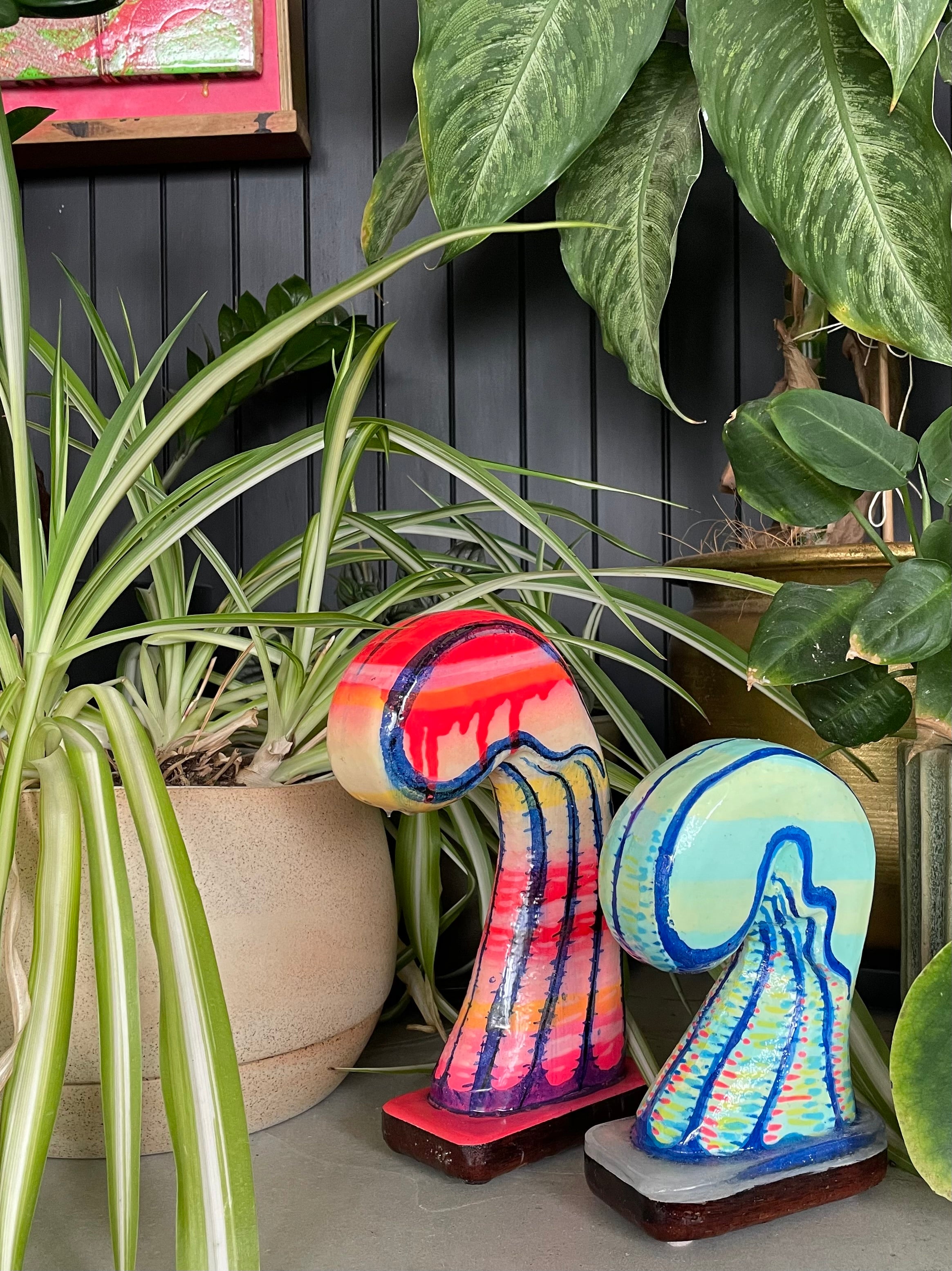 Blue Wave 5 - Sculpture