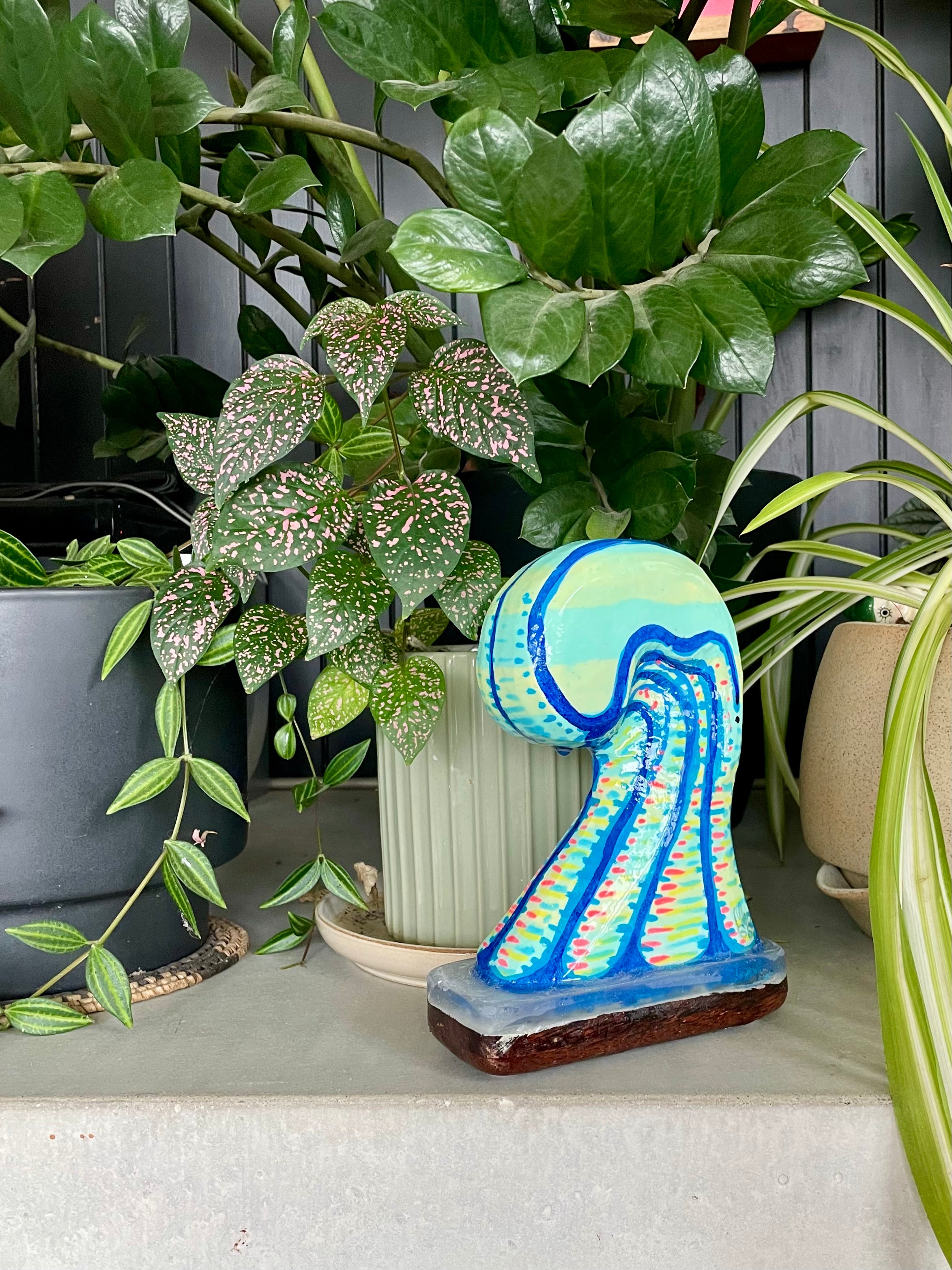 Blue Wave 3 - Sculpture