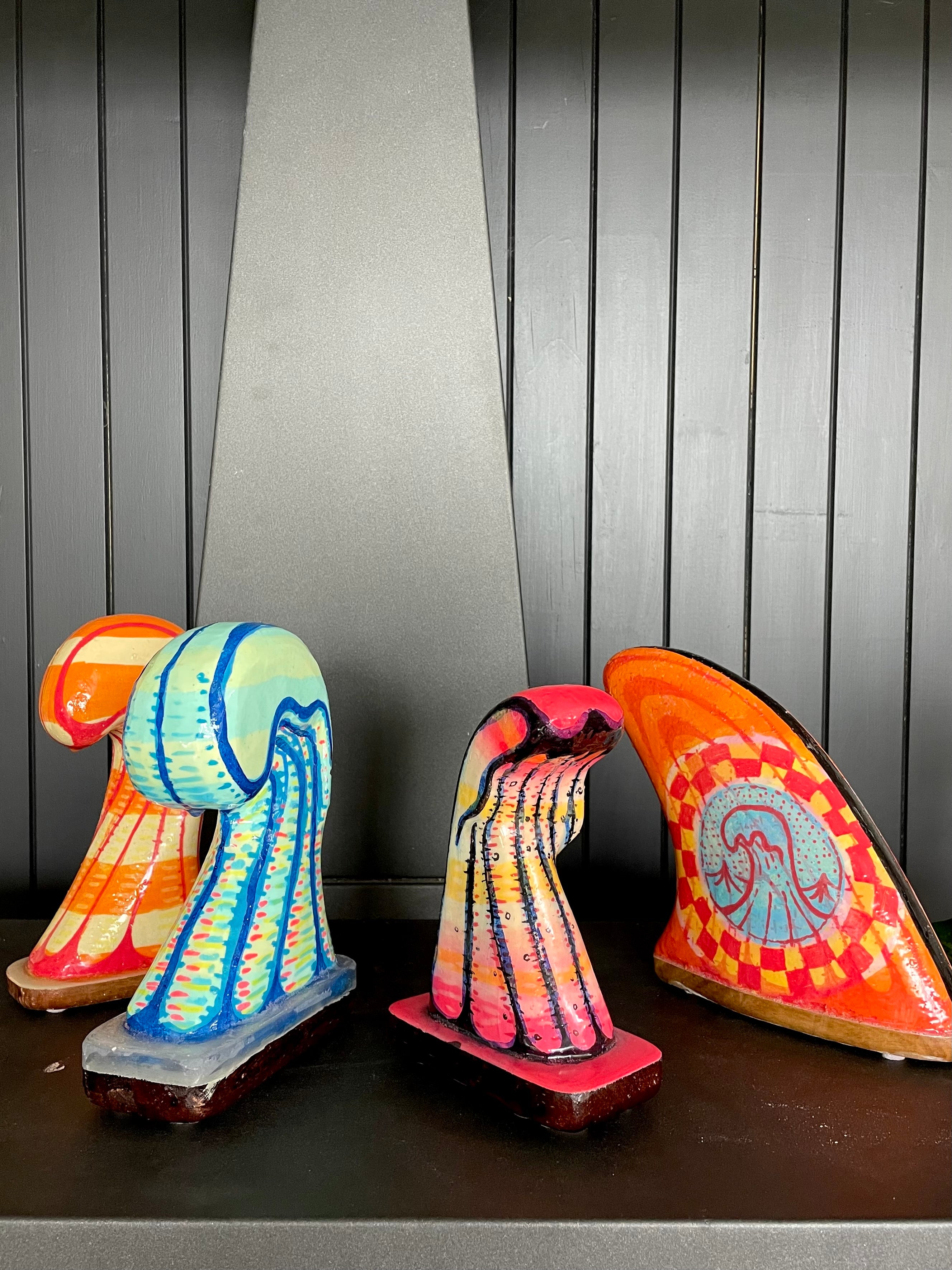 Blue Wave 3 - Sculpture