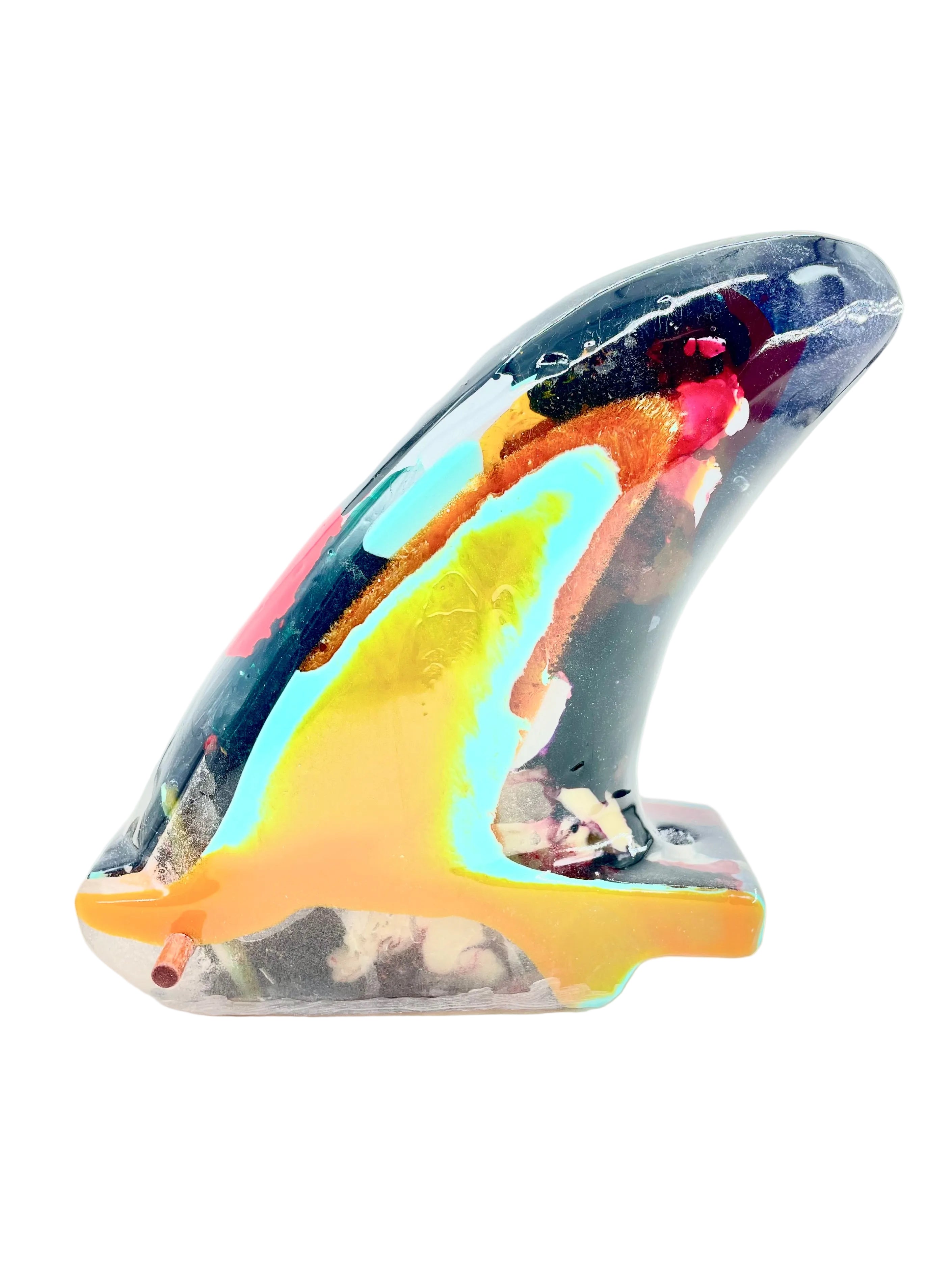 Rad Resin Twin fin Sculpture extra wide.