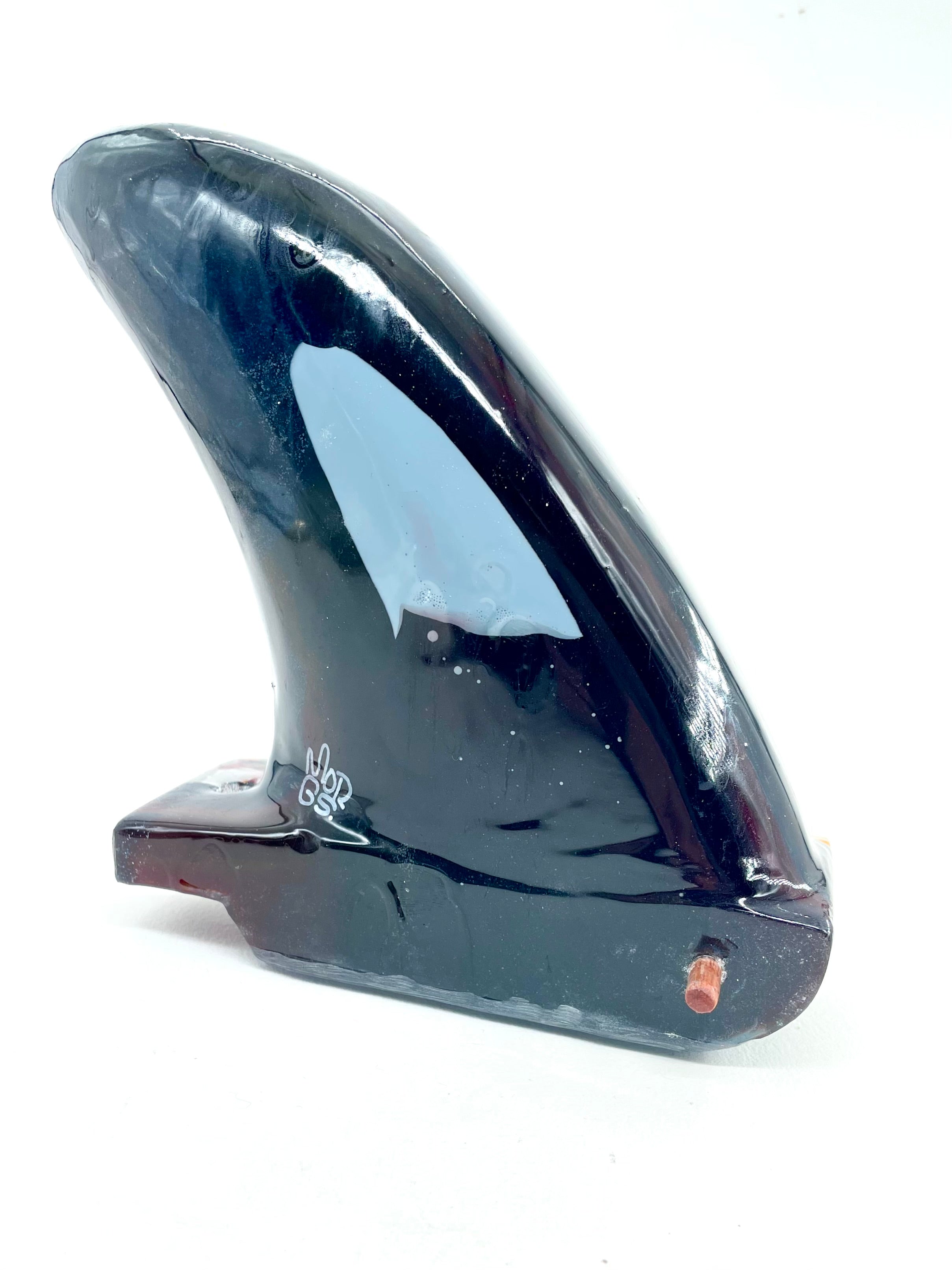 Rad Resin Twin fin Sculpture extra wide.