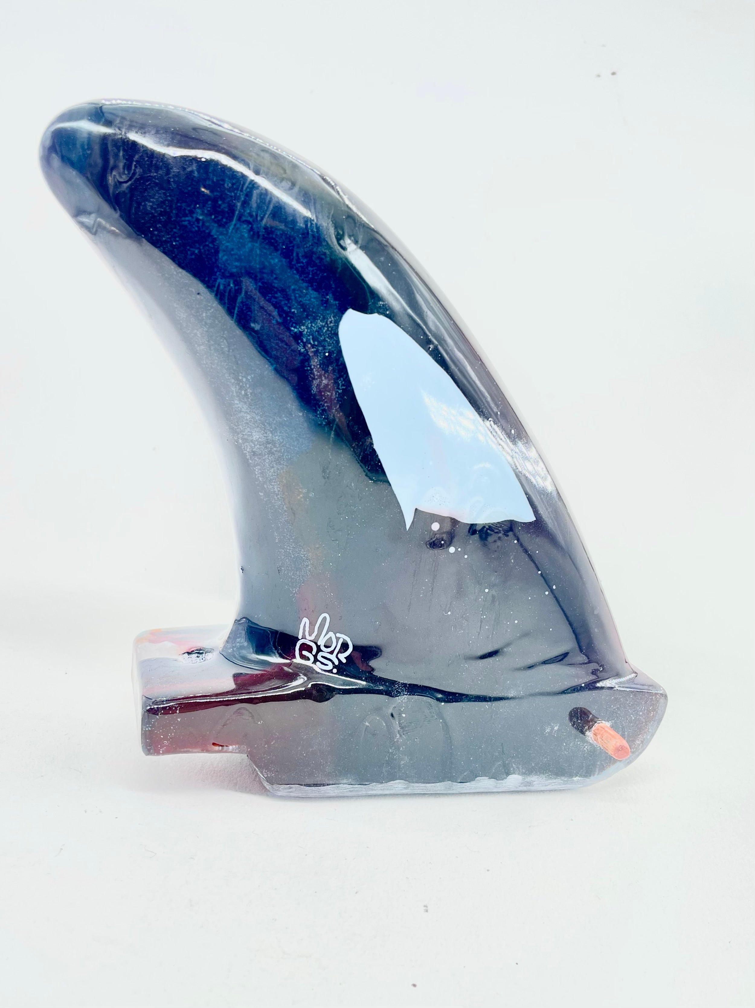 Rad Resin Twin fin Sculpture extra wide.
