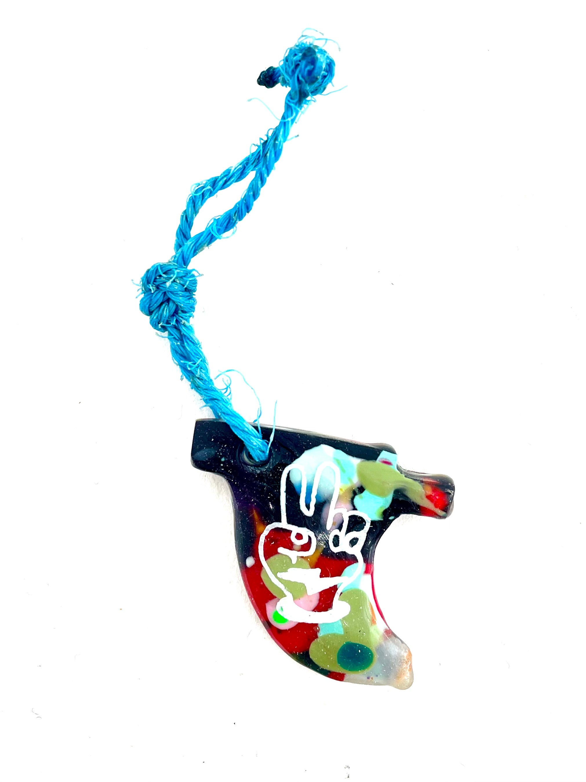 Resin Rad fin CGS Thumbs up fin Keyring