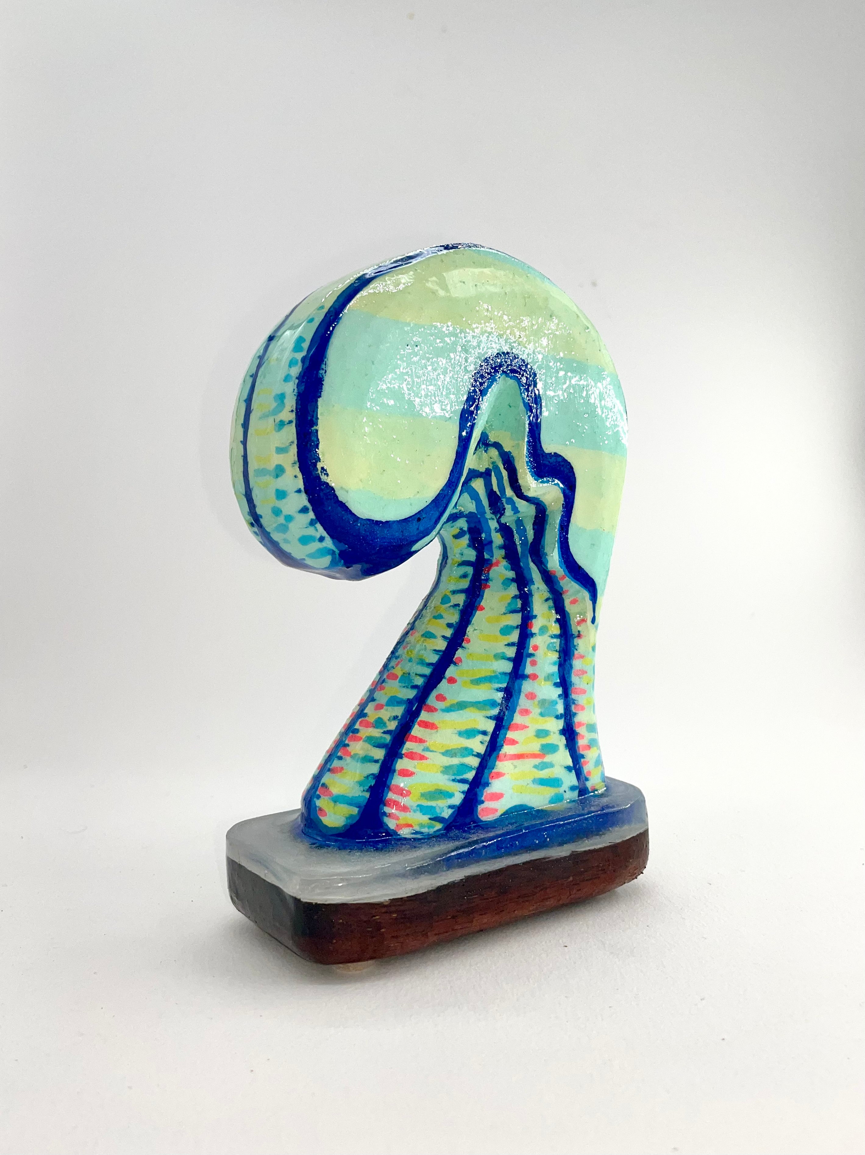 Blue Wave 1 - Sculpture