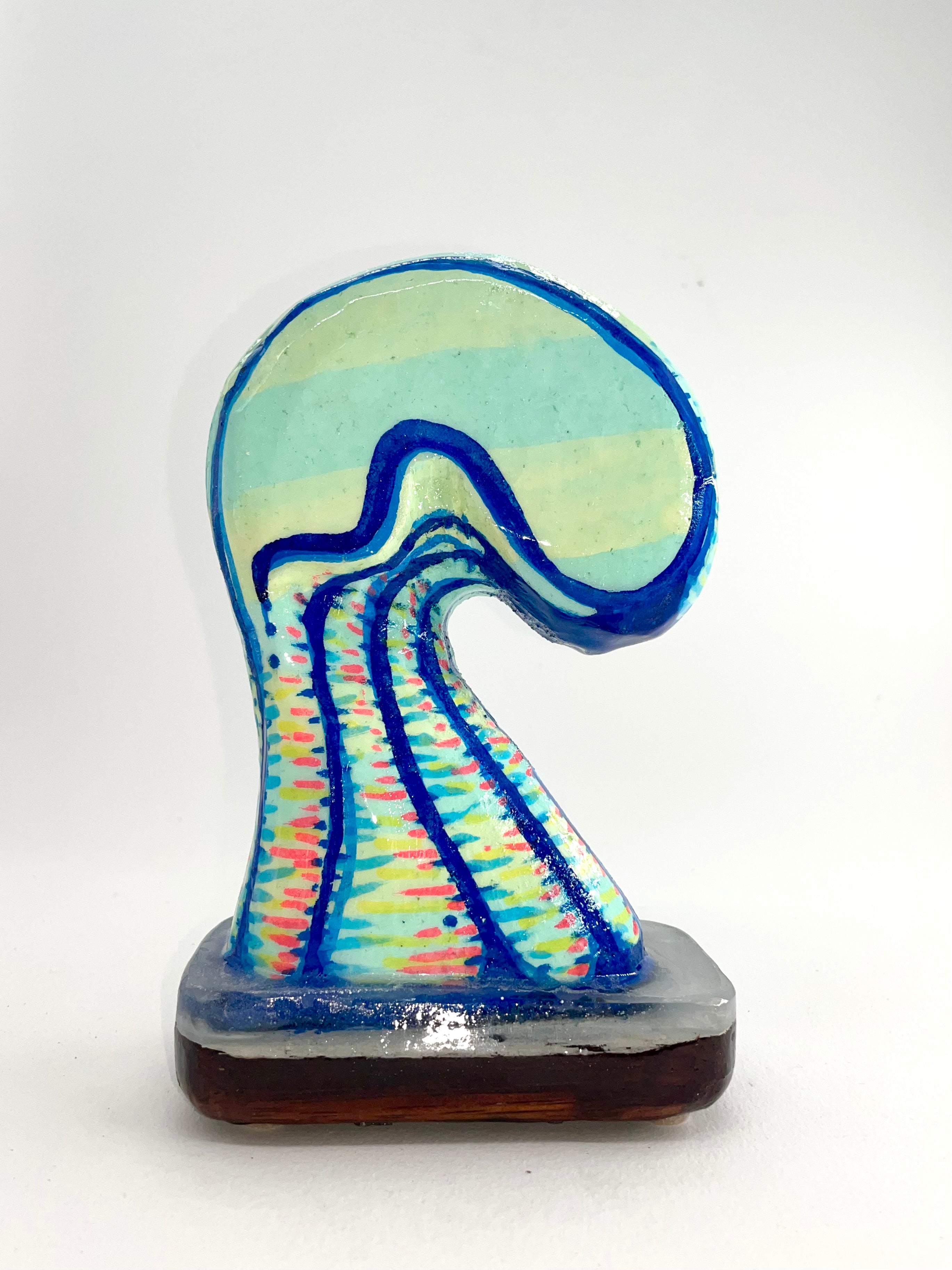Blue Wave 1 - Sculpture