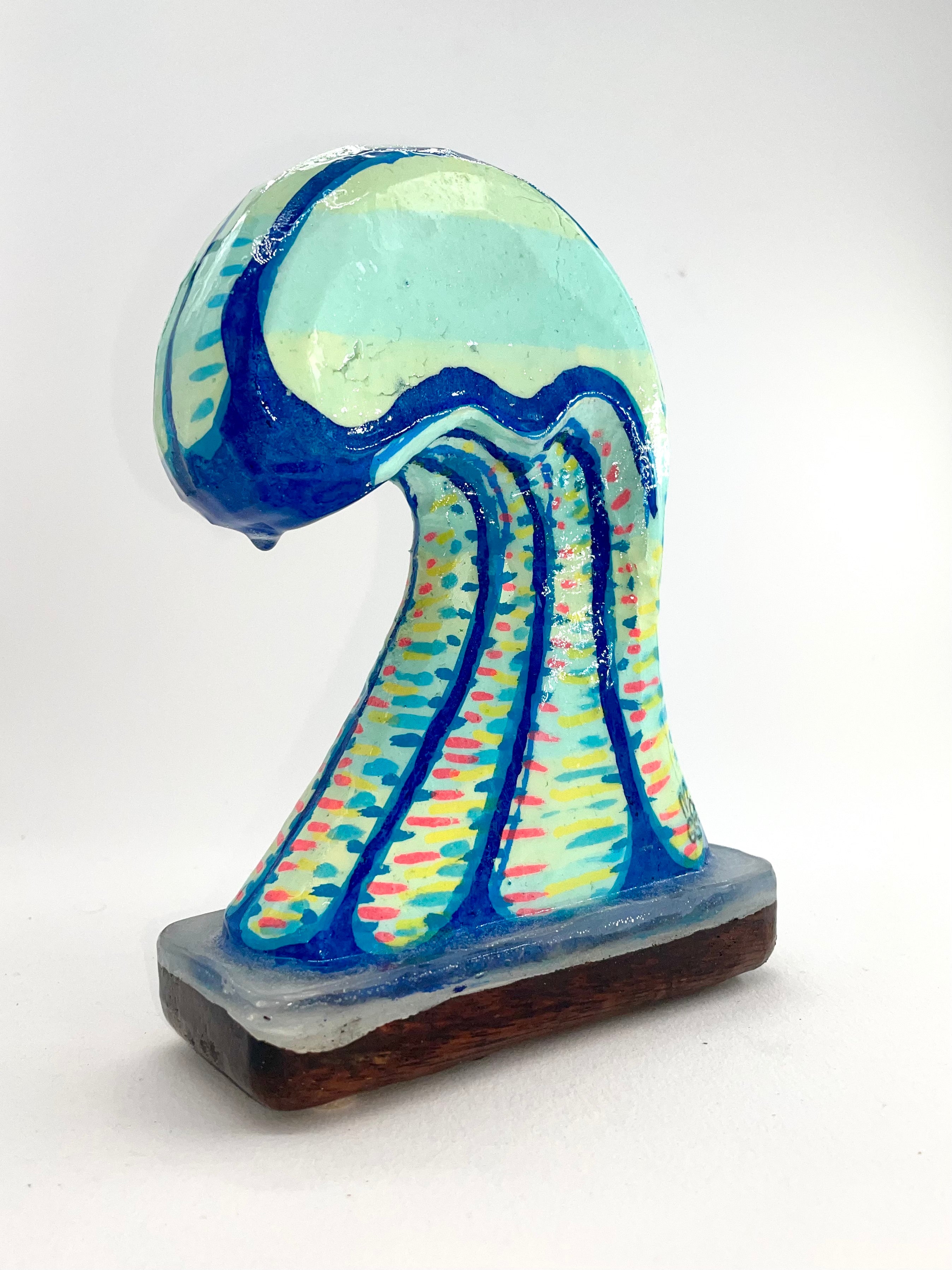 Blue Wave 2 - Sculpture