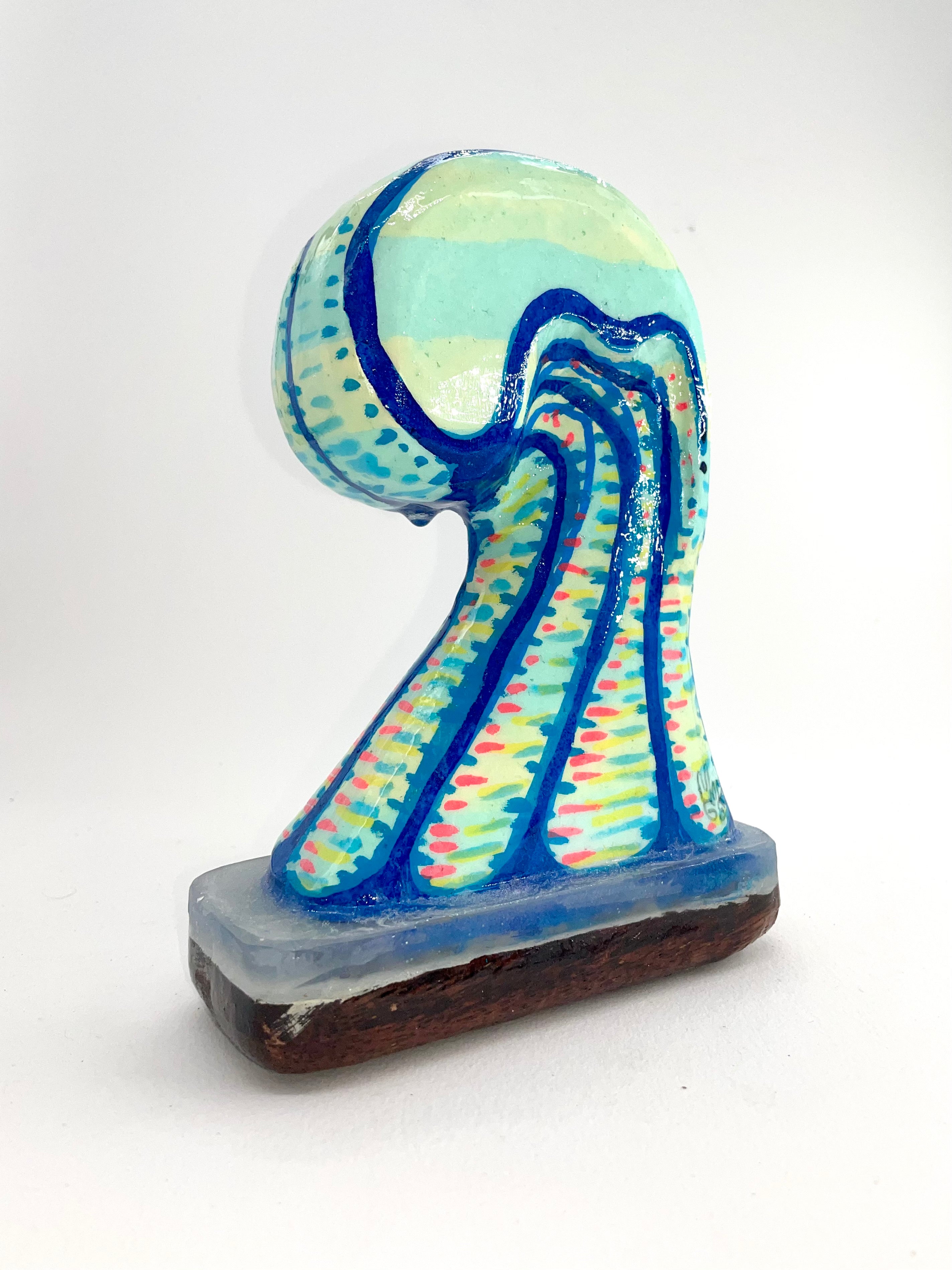 Blue Wave 4 - Sculpture