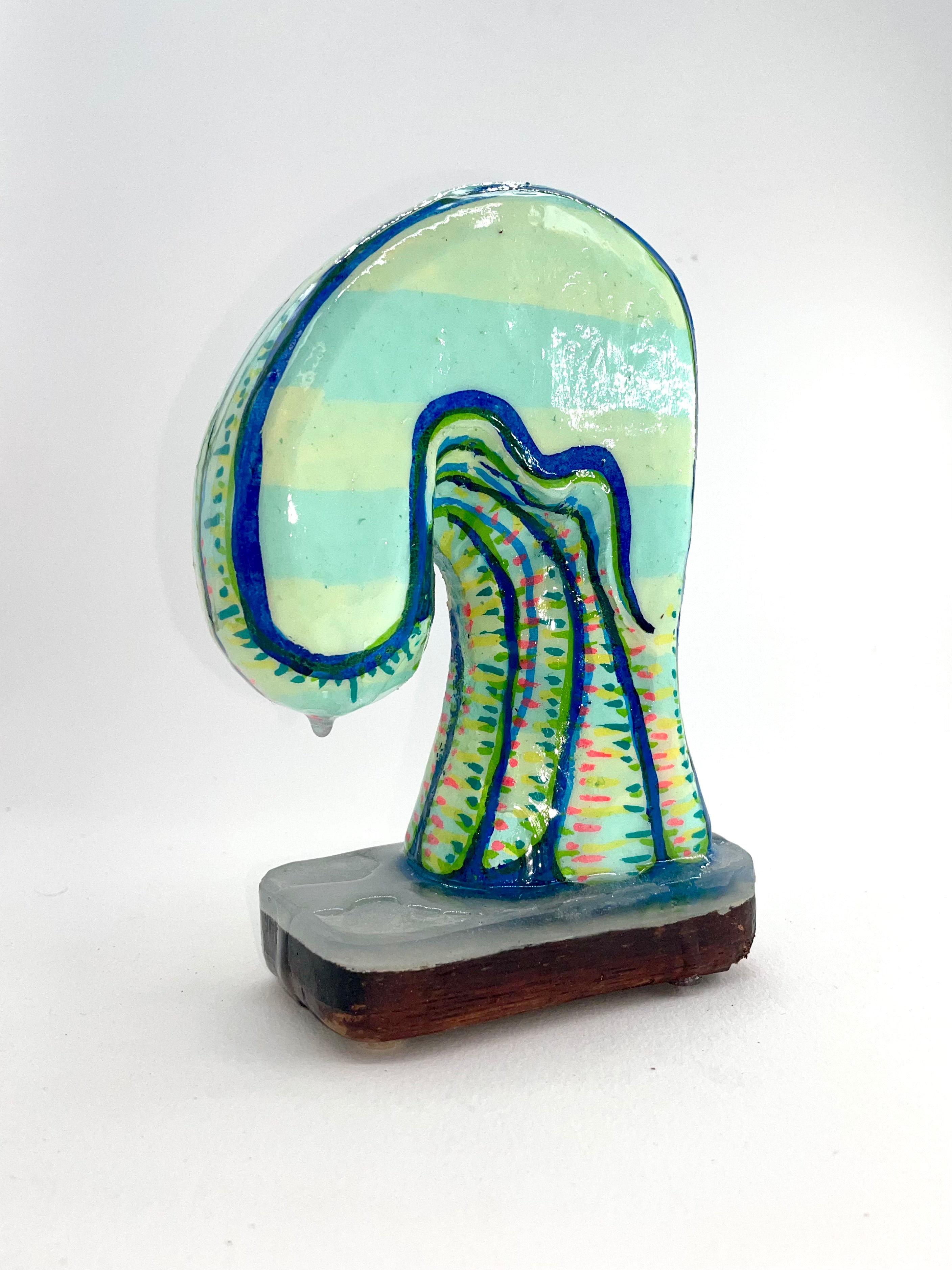 Blue Wave 5 - Sculpture