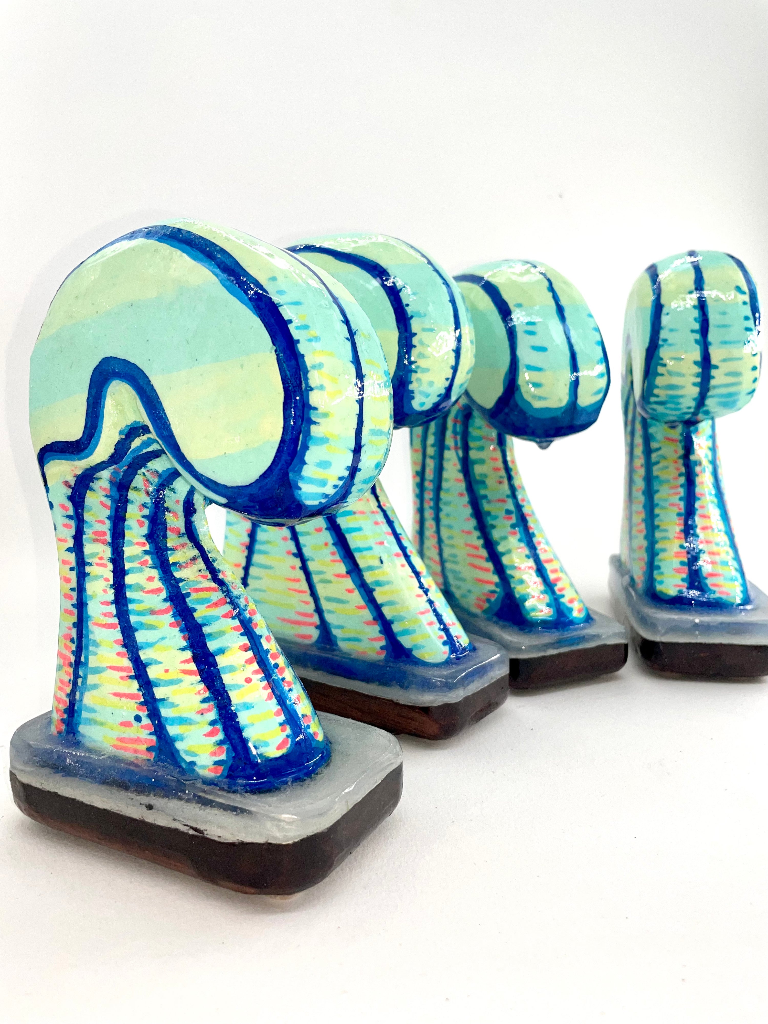 Blue Wave 2 - Sculpture