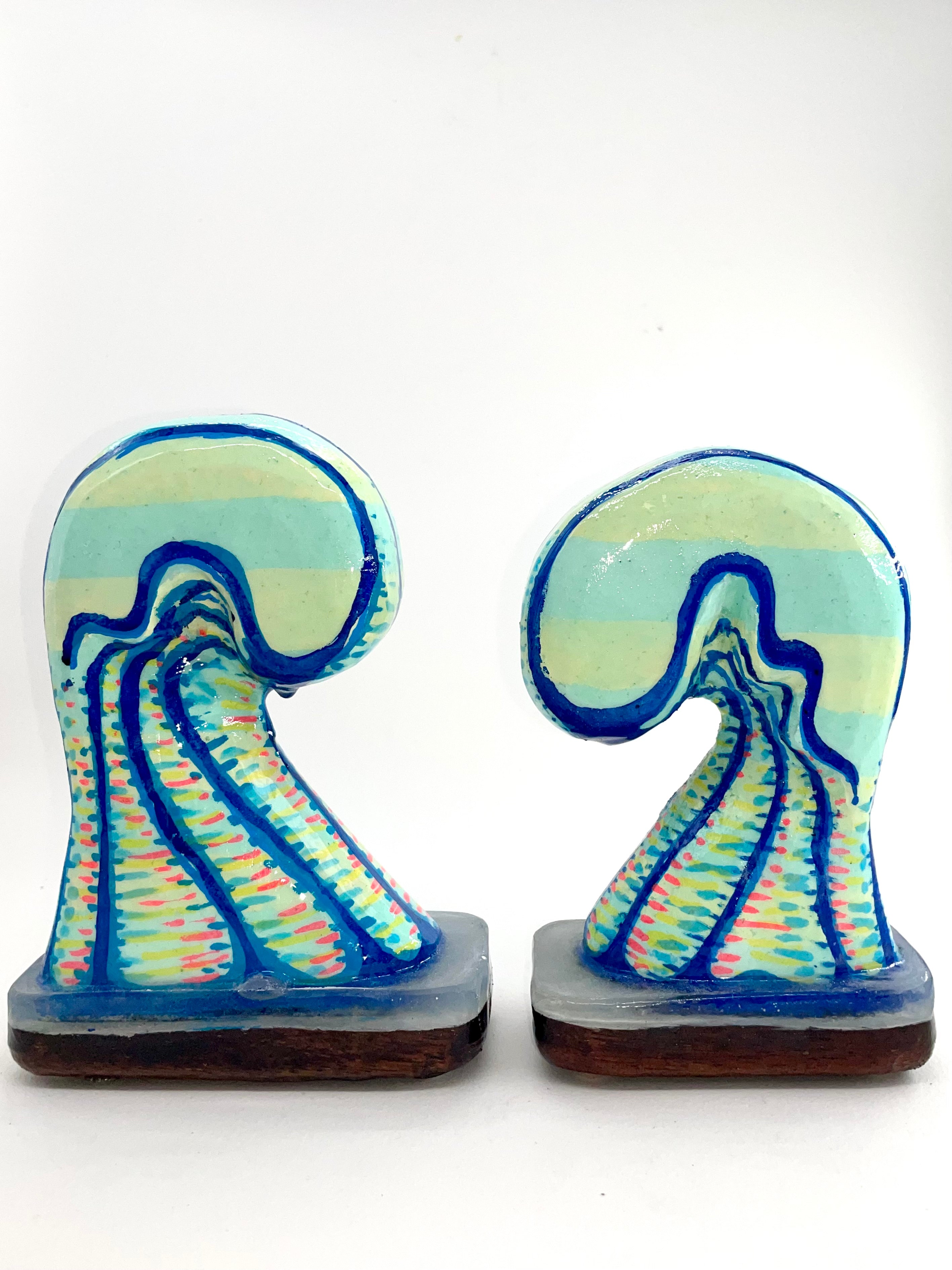 Blue Wave 3 - Sculpture